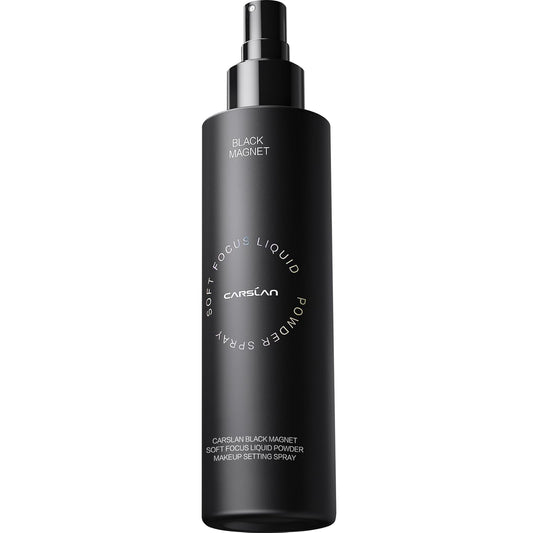 1.0 Soft Focus Pressed Setting Powder + Black Magnet Setting Spray, Longwear Oil Control, Waterproof Combo, All Day Longlasting Makeup Set