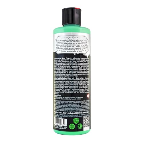 Chemical Guys GAP11216 Wet Mirror Finish High Gloss Glaze, (Great for Cars, Trucks, SUVs, Motorcycles & More) 16 fl oz