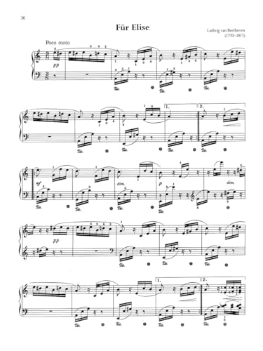 Library of Piano Classics | Collection of Famous Classical Piano Pieces | Piano Solo Sheet Music Book for Intermediate to Advanced Players | Timeless Repertoire Songbook