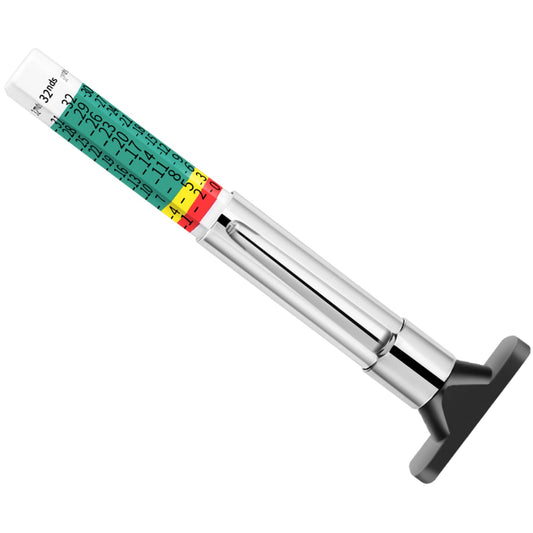 GODESON 88702 Smart Color Coded Tire Tread Depth Gauge 2 pieces(Pack of 1)