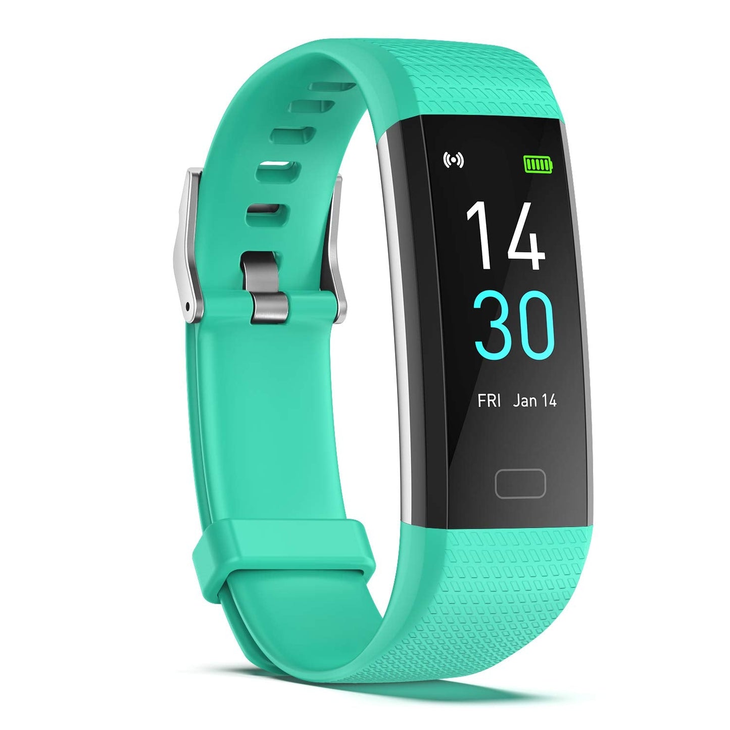 ENGERWALL Fitness Tracker with Step/Distance/Calories Counter, Activity Tracker with Heart Rate Monitor, Slim Style Watch IP68 Waterproof, Sleep Monitor Tracker, Pedometer Watch for Women Men Kids