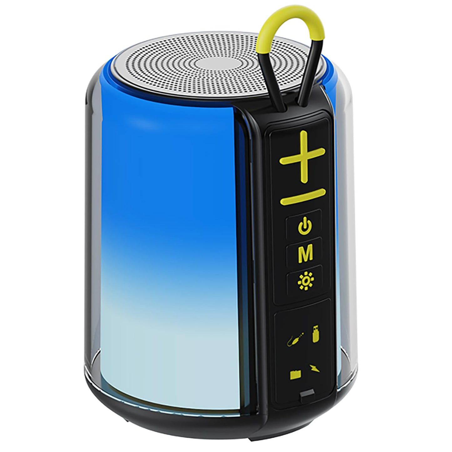 CofunKool Portable Bluetooth Speaker with AUX Input, 8W Loud Stereo Sound, RGB Light, TWS Pairing, Wireless BT 5.3, TF-Card/USB Flash Drive Input, for Home Outdoor Party