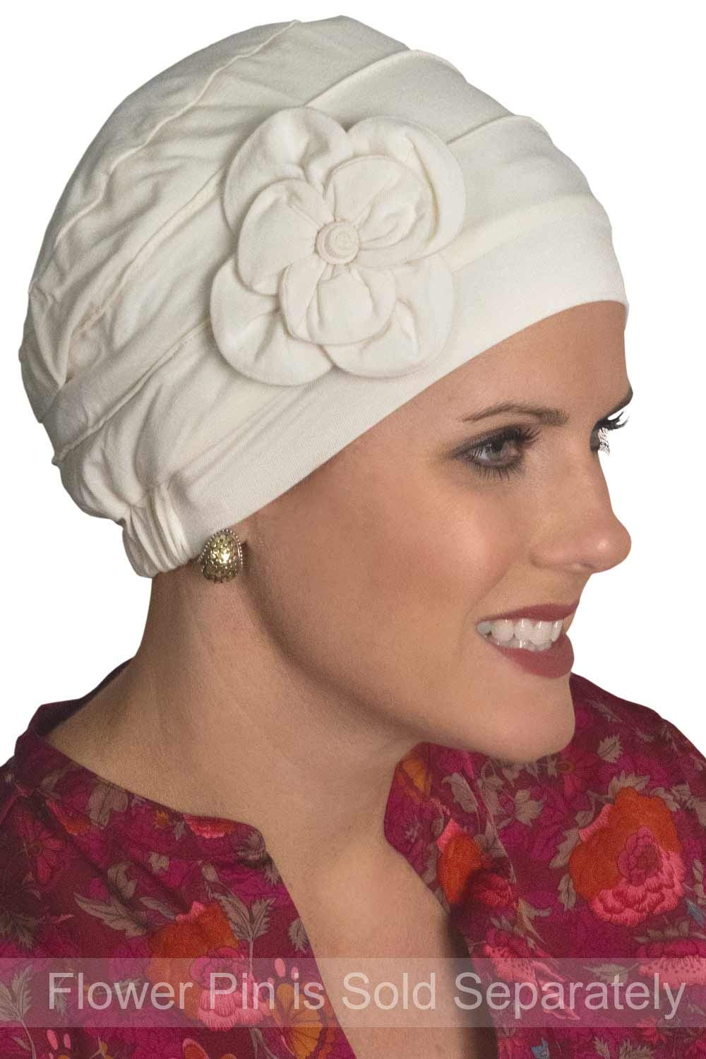 Cardani Hat for Large Heads Bamboo Large Comfort Cap Turban | Day or Sleep Cap Luxury Bamboo - Black