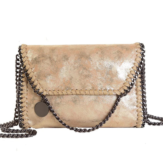 Beatfull Designer Chain Shoulder Purse for Women Soft Leather Quilted Clucth Fashion Message Crossbody bag
