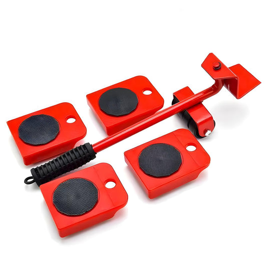 Furniture Lift Mover Tool Set-Furniture Movers with Wheels, Furniture Lift Mover Tool Set, Furniture Dolly 4 Wheels, 360° Rotation Furniture Mover Dolly with Lifter for Refrigerator,Sofa,Cabinet