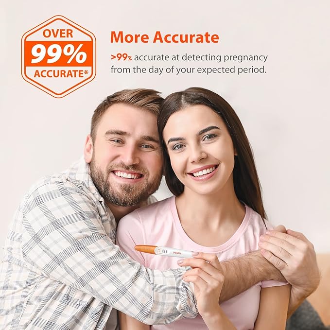 iHealth Early Detection Pregnancy Test, 5-Pack 99% Accurate Home HCG Test Kit, Results 6 Days Sooner with High-Sensitivity 10mIU/mL, Easy Dip & Read Clear Results