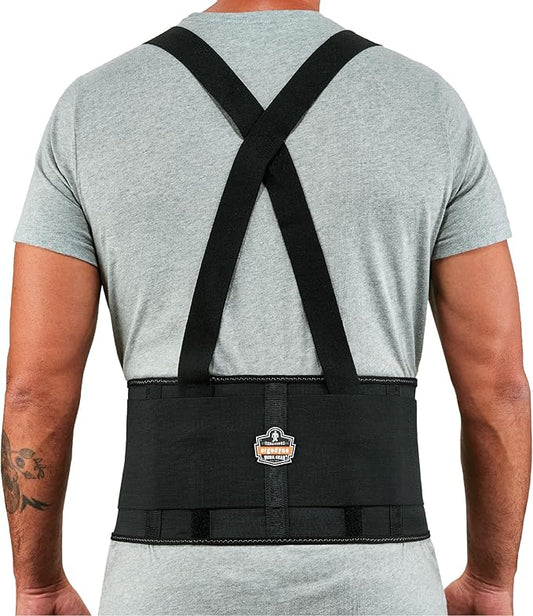 Ergodyne ProFlex 1650 Back Support Belt, 7.5" Elastic, Adjustable, Removeable Straps
