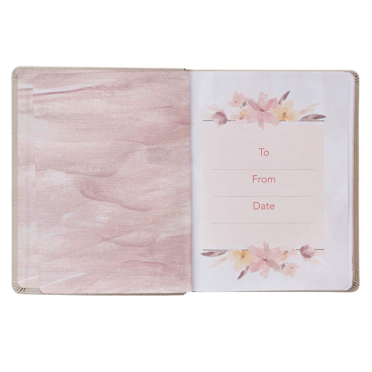 My Quiet Time Devotional - 365 Devotions for Women To Bring You Into The Peace Of The Presence of God Cappuccino, Faux Leather Flexcover Gift Book w/Ribbon Marker