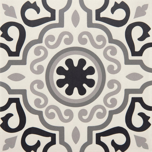 12x12 Marseille Encaustic Pattern Ceramic Tile Floor Wall (4)