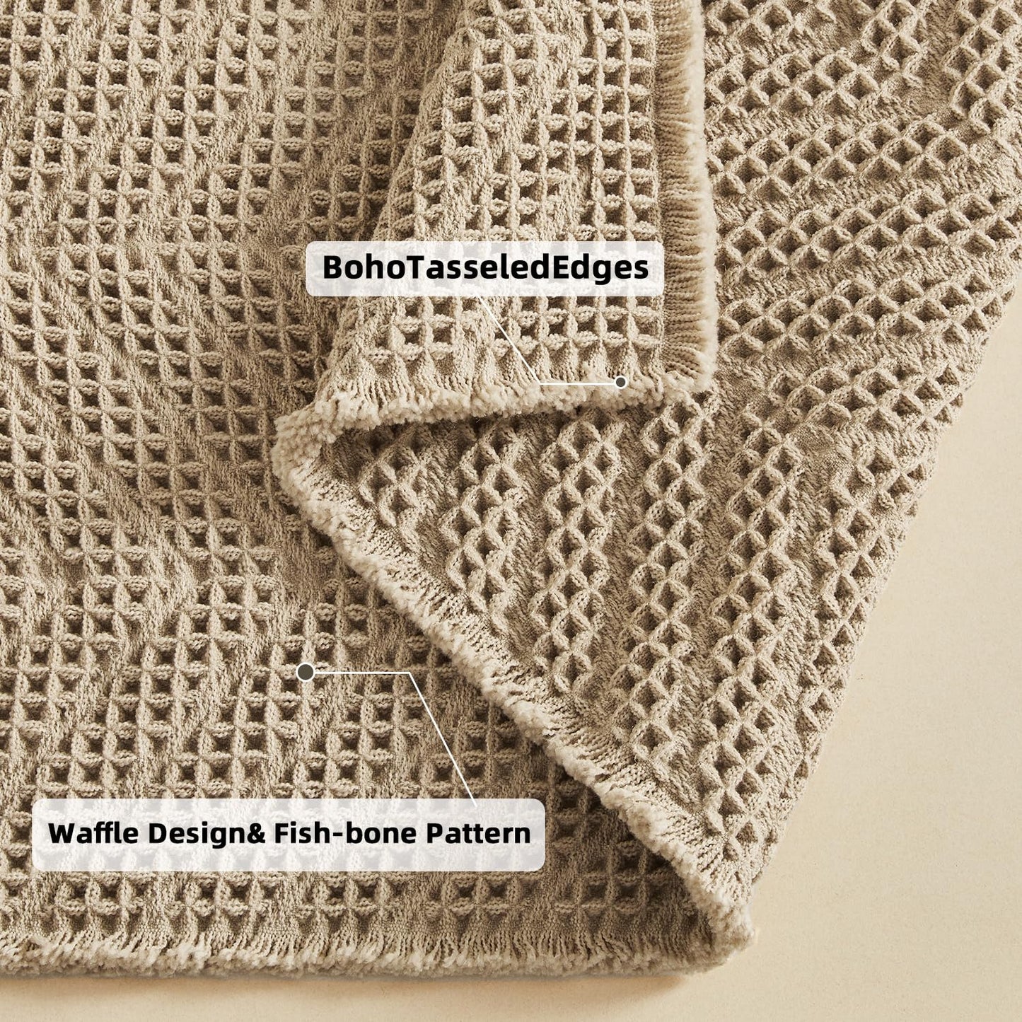BULULOM Bathroom Runner Rug Super Absorbent Non Slip Long Bath Mat Machine Washable Boho Bathroom Rugs Quick Dry Rug Runners for Hallway Bedroom Laundry Room,Brown, 2'x 6'(24" x 72")